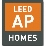 LEED AP HOMES Logo; LEED AP HOMES Logo with drop shadow; LEED AP HOMES Exam Prep;